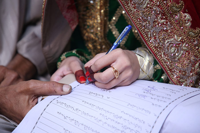 contrat de mariage Al Kaghet