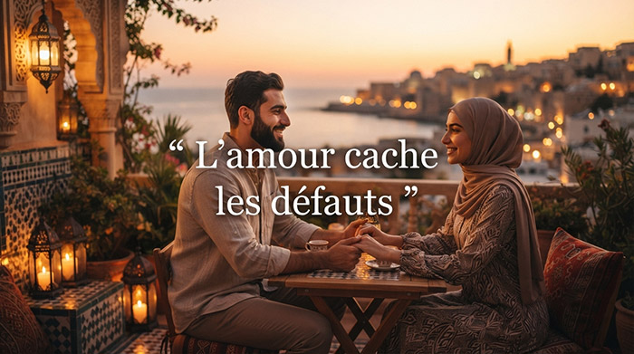 L'amour cache les défauts.
