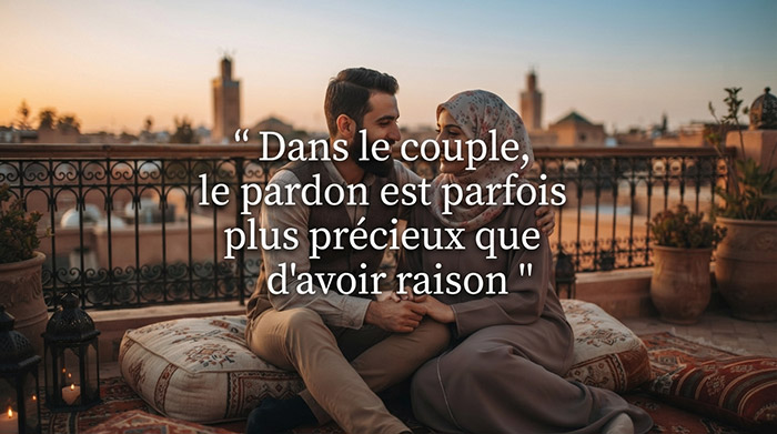 Dans le couple, le pardon est parfois plus précieux que d'avoir raison.