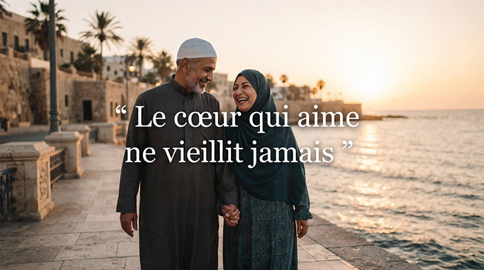 Le cœur qui aime ne vieillit jamais.